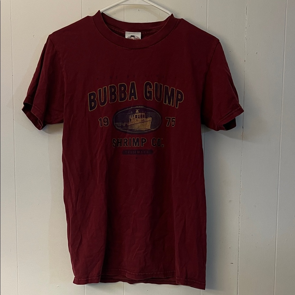 Bubba Gump Shrimp Co. Red Short Sleeve Tee